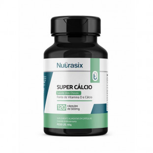Cálcio e Vitamina D Super Cálcio 120 cápsulas 500 mg