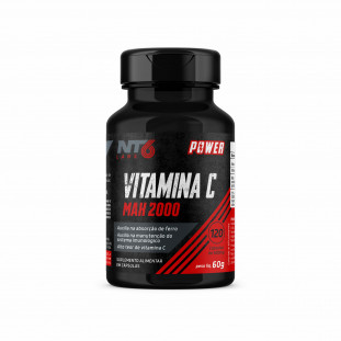 Vitamina Max 2000 C em cápsulas com 120 cápsulas 500 mg 